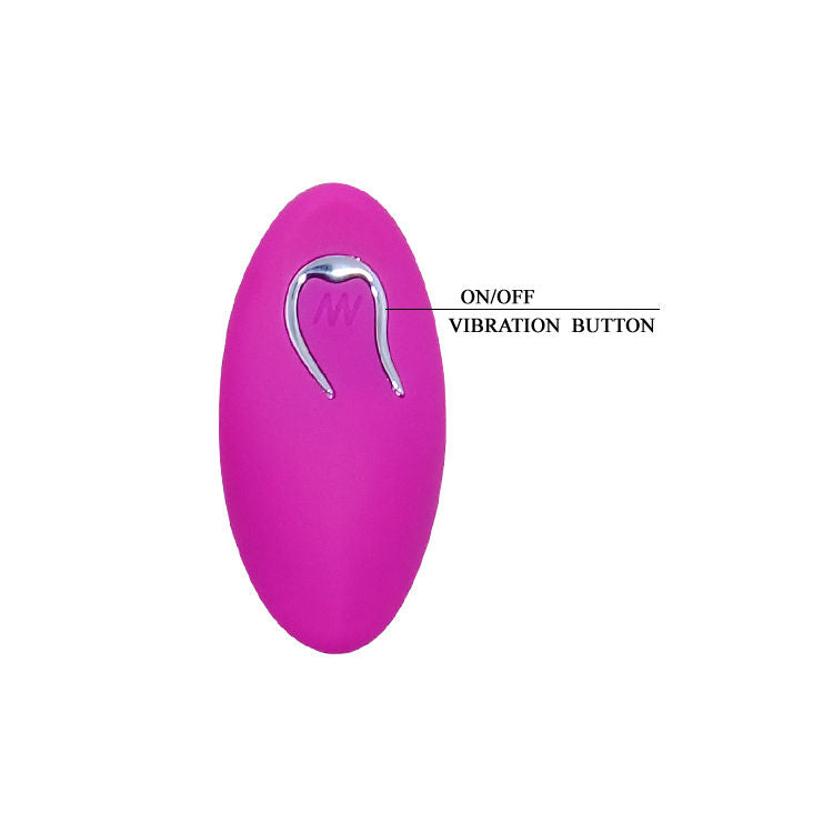 PRETTY LOVE Smart Egg Ferbedienung 12V, drahtlose Fernbedienung für erotische Produkte, schwarze Oberfläche, kompakte Form