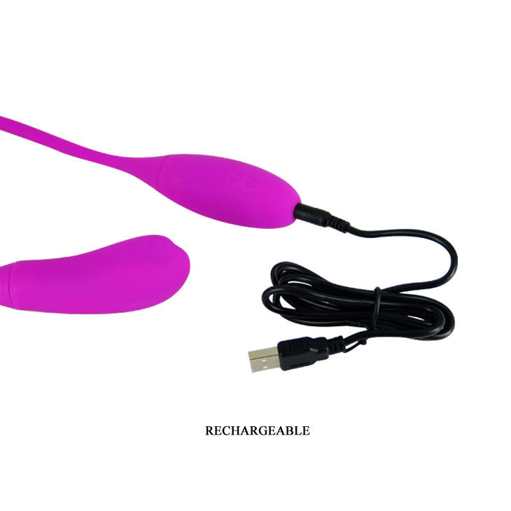 PRETTY LOVE - SMART - SNAKY VIBE VIBRATOR 7V + 3 TICKLING - Muwana