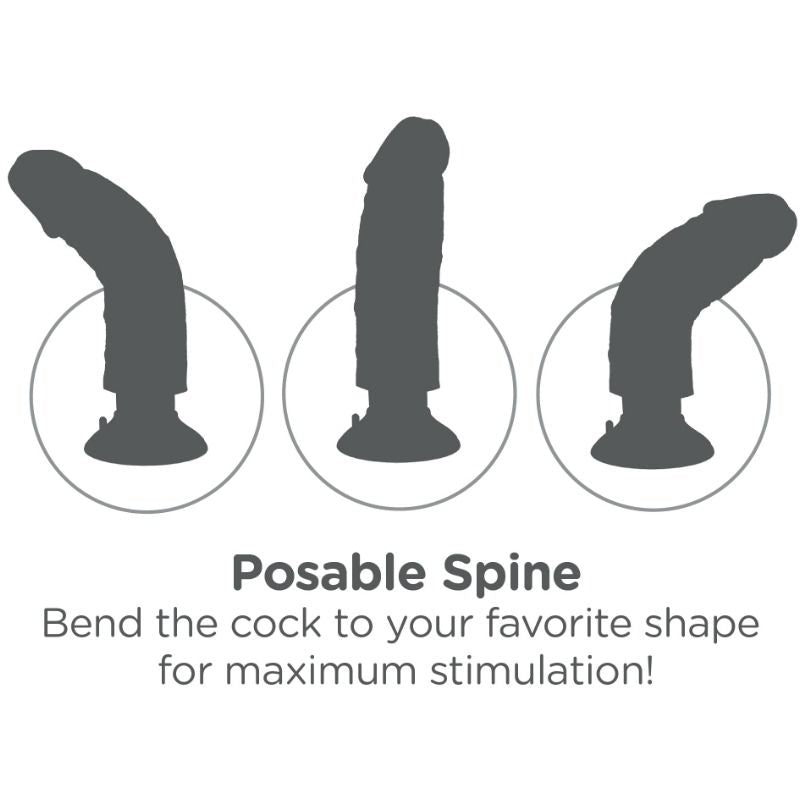 King Cock - Vibratordildo 15.24 Cm Natãœrlich