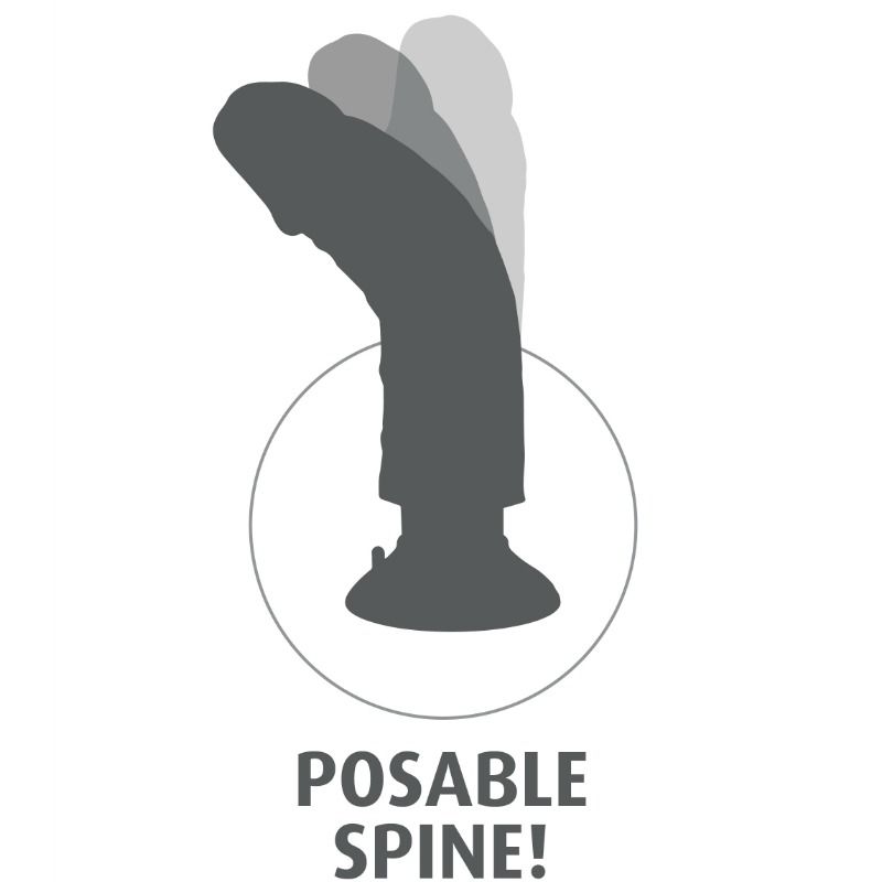 King Cock - Vibratordildo 15.24 Cm Natãœrlich