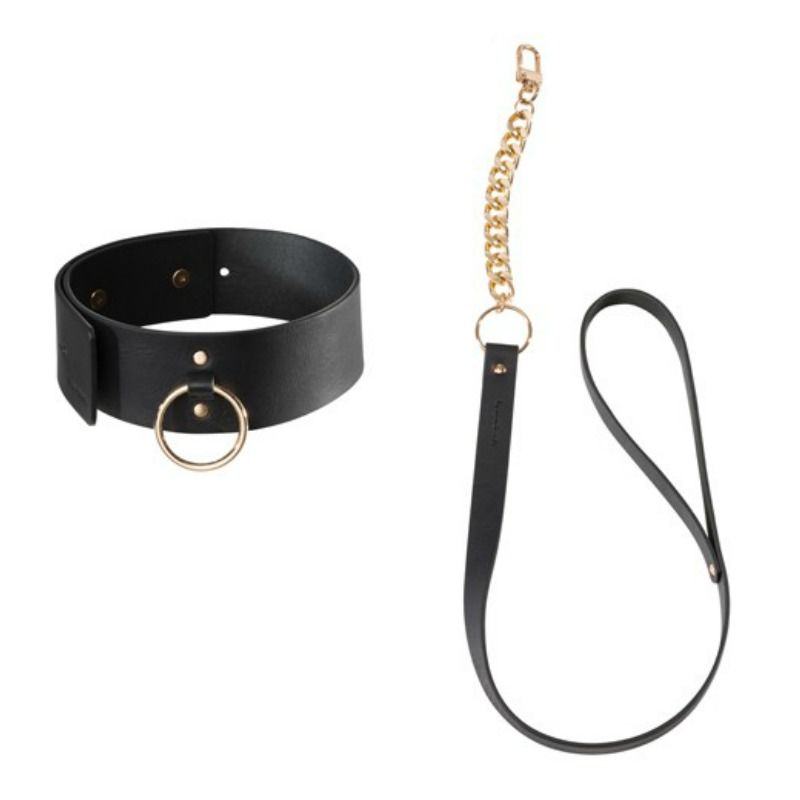 BIJOUX INDISCRETS MAZE - BLACK STRAPPY NECKLACE