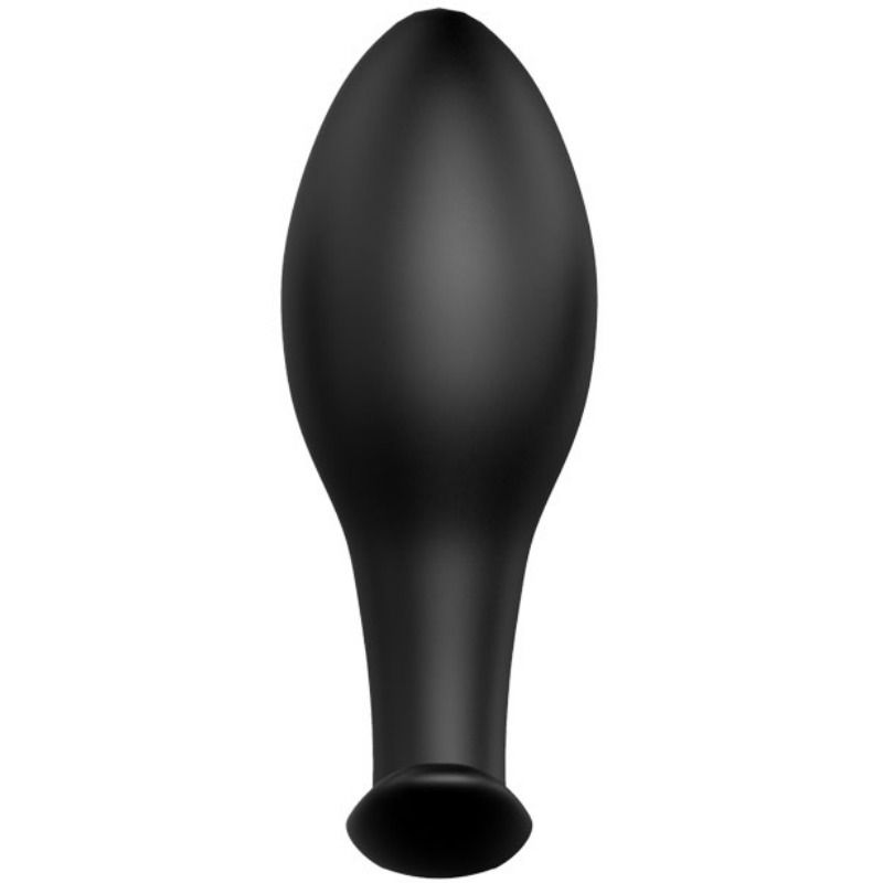 Schwarzer PRETTY LOVE ANAL PLUG aus Silikon, 8,5 cm, mit glatter Oberfläche und ergonomischem Design.