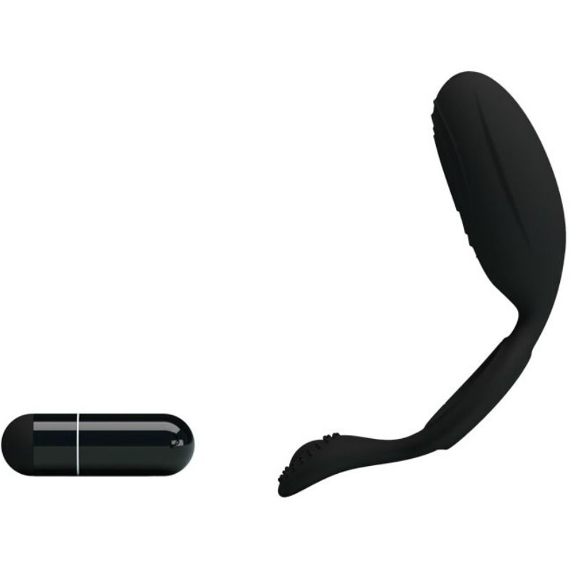 PRETTY LOVE - ETHEL VIBRATING COCK RING WITH STIMULATOR