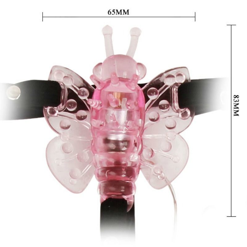 BAILE - BELT WITH VIBRATING BUTTERFLY WITH MULTIPLE SPEEDS