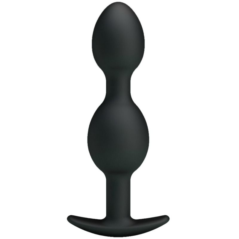 Pretty Love - Silikon Analkugeln 12.5 Cm Schwarz
