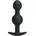 Pretty Love - Silikon Analkugeln Mit Spezieller Stimulation 10.3 Cm Schwarz