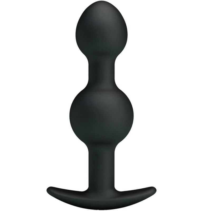 Pretty Love - Silikon Analkugeln Mit Spezieller Stimulation 10.3 Cm Schwarz