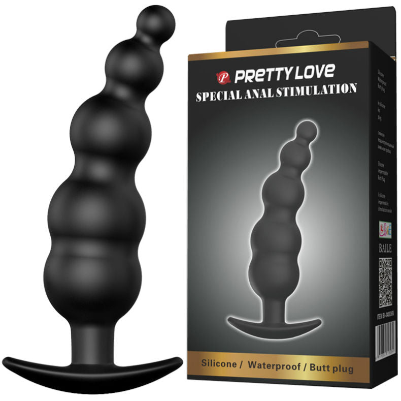 Prettylove Bottom Analreizung, 11,8 cm, anatomischer Analstimulator mit glatter Oberfläche für angenehme Erfahrung.