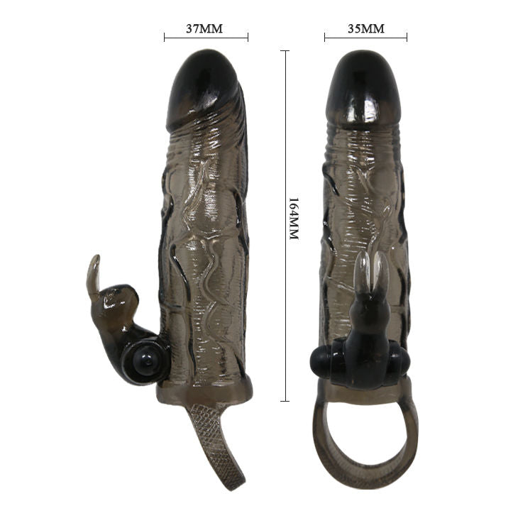 BAILE - BRAVE MAN RABBIT EAR COCK COVER BLACK 16.5 CM