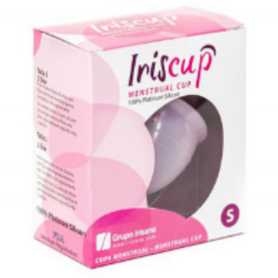 IRISCUP - KLEINER ROSA MONATSBECHER A + KOSTENLOSER STERILISATORBEUTEL - Muwana