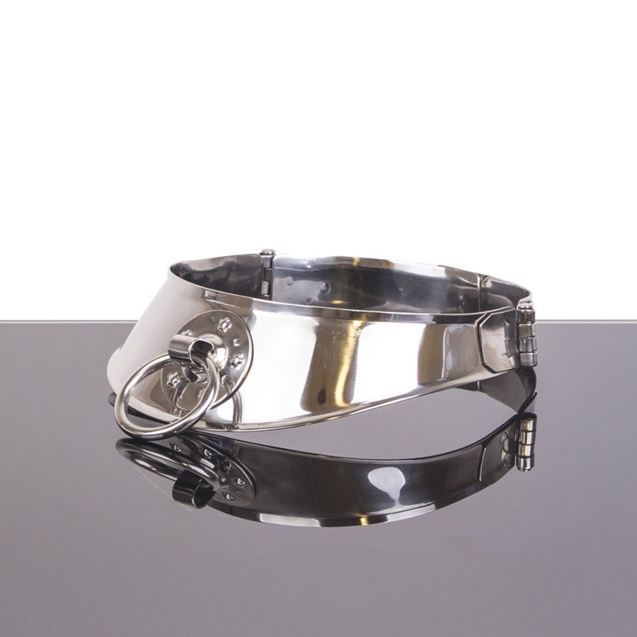 Metal Hard - Rãœckhaltehalsband Mit Ring