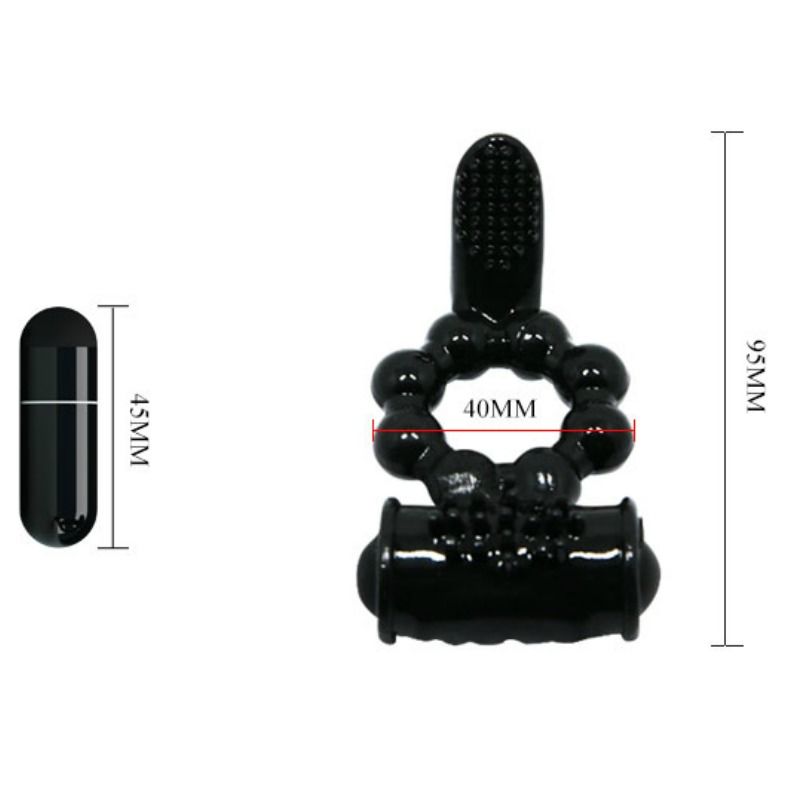 BAILE - SWEET RING RING WITH DUAL STIMULATOR