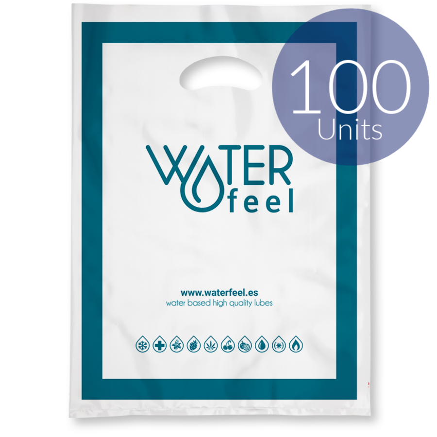 Waterfeel - 100 Groãÿe Kunststoffbeutel 40 X 50 Cm