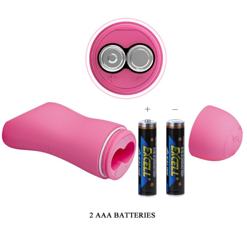 Baile - Romantische Wellenpizzen mit Vibration und Fuchsia Elektroschock