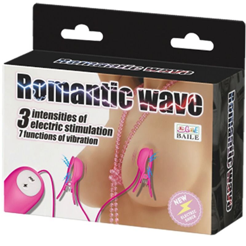 Baile - Romantische Wellenpizzen mit Vibration und Fuchsia Elektroschock