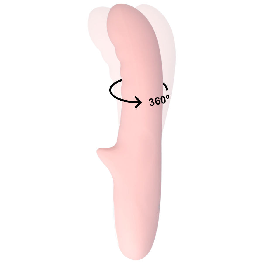 Mia - Pisa Vibrator Rotator Rosa