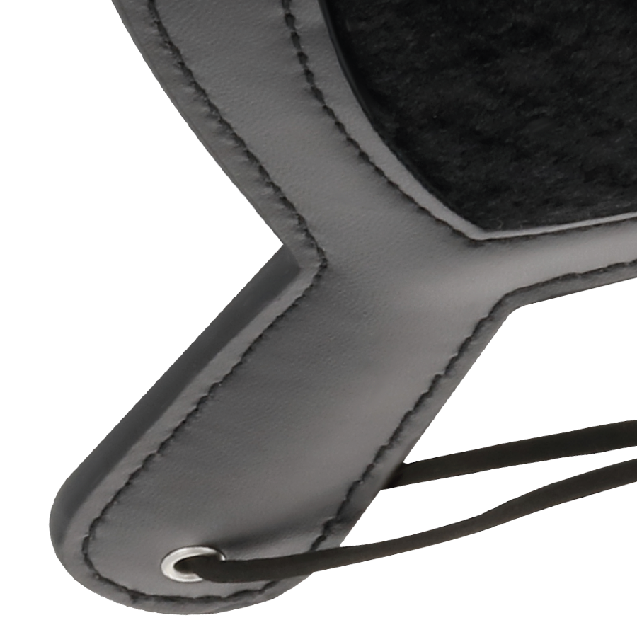 DARKNESS - Schwarzes Fetisch Love Velours Paddel