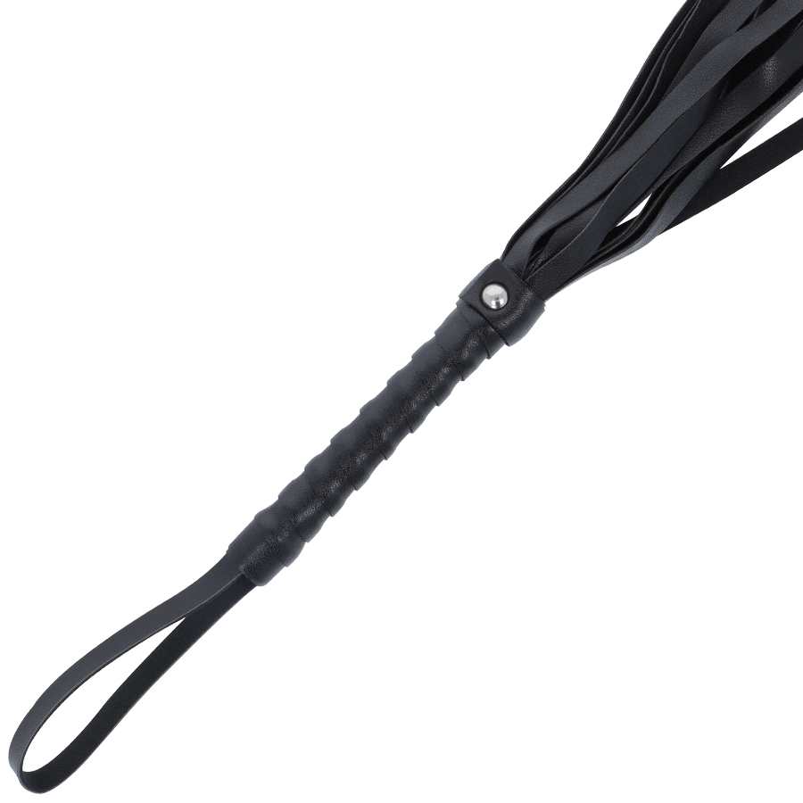 DARKNESS - Schwarze Bondage-Peitsche 45 cm