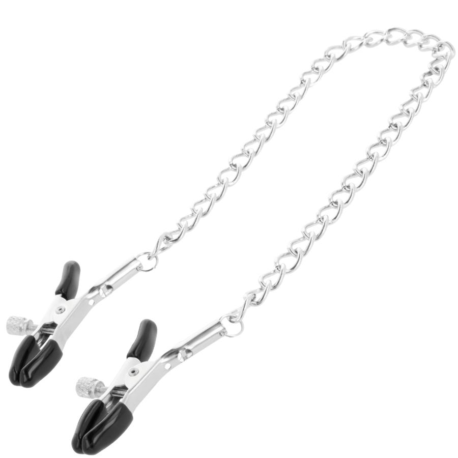 DARKNESS - Einstellbare Nippelklemmen aus Metall