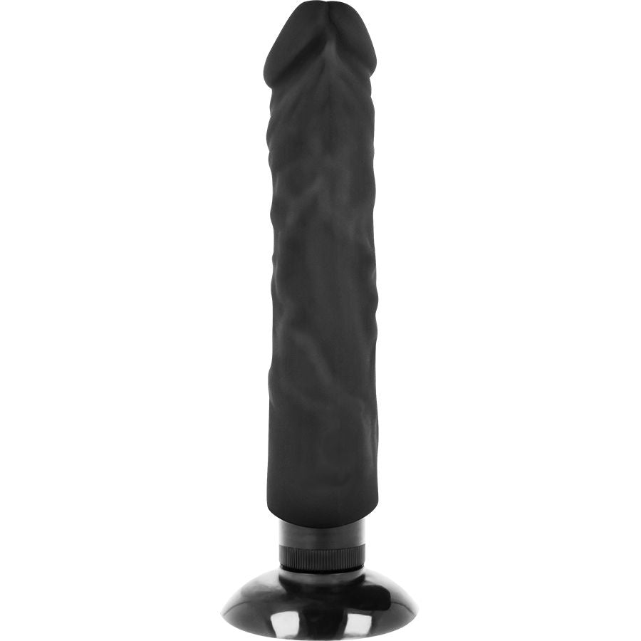 Basecock - Realistischer Vibrator 2-1 Schwarz 20 Cm -O- 4 Cm