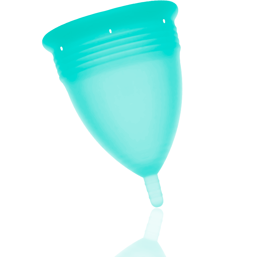 Stercup - Fda Silikon-Menstrualcup Aquamarin - Grã–Sse S