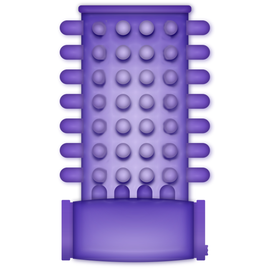 CASUAL LOVE - RING LILAC VIBRATOR PENIS SLEEVE