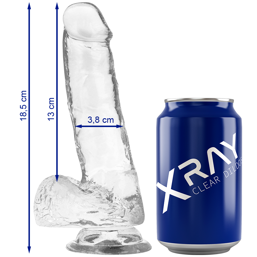 X Ray - Klarer Hahn Mit Eier 18.5 Cm -O- 3.8 Cm