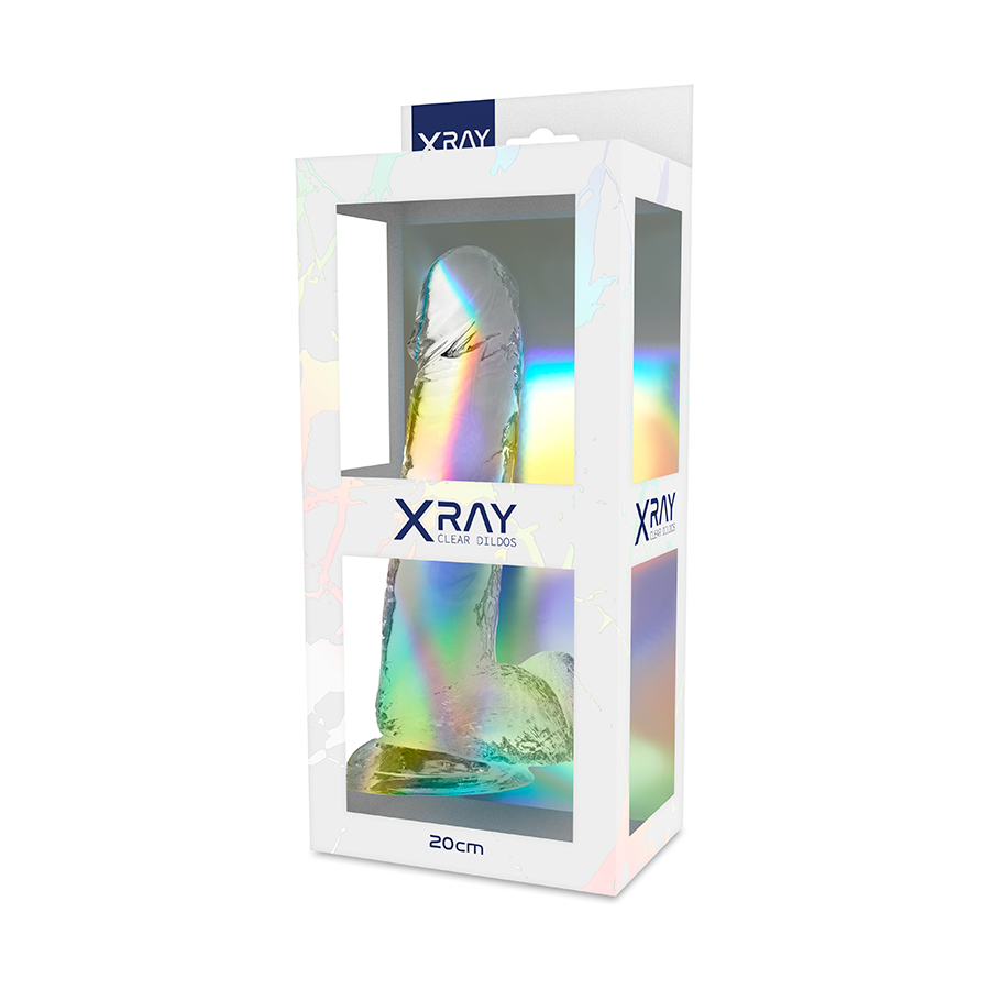 X Ray - Klarer Hahn Mit Bllen 20 Cm -O- 4.5 Cm