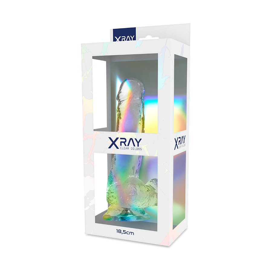 X Ray - Klarer Hahn Mit Eier 18.5 Cm -O- 3.8 Cm