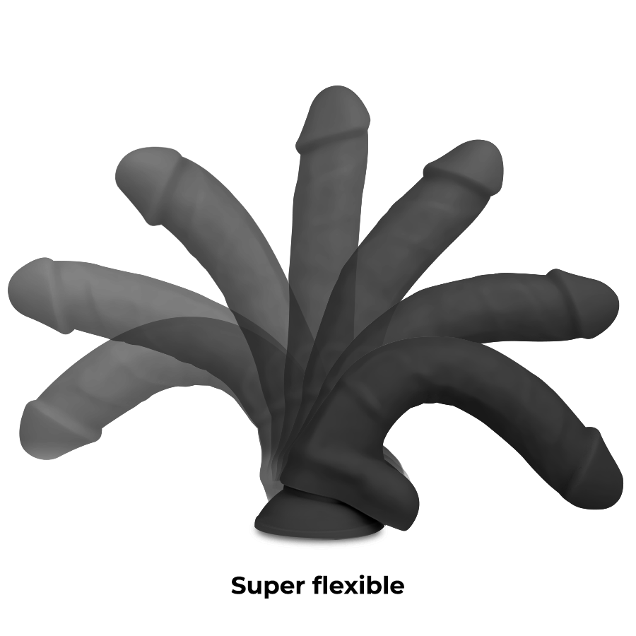 Cock Miller - Silikon Dichte Cocksil Artikulierbar Schwarz 13 Cm