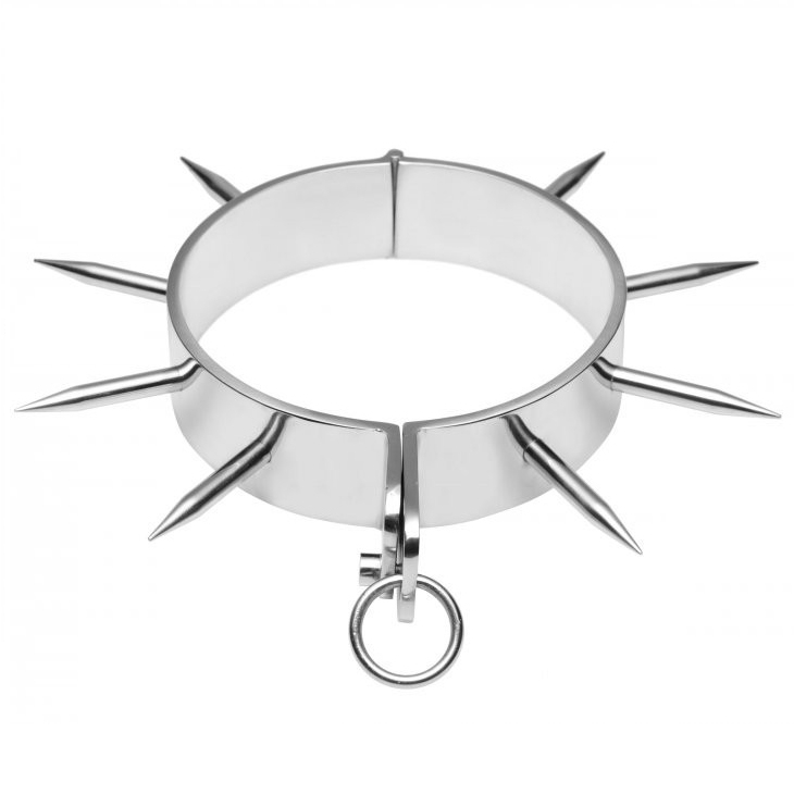 METAL HARD - Sklavenhalsband mit Spitzen