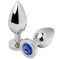 Metal Hard - Analstecker Diamant Blau Mittel 7,62 Cm
