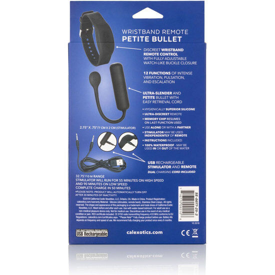 CALEXOTICS - REMOTE CONTROL PETITE BULLET BRACELET