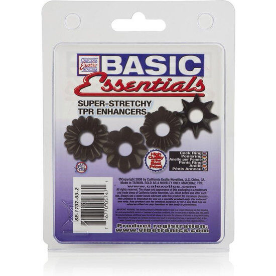 CALEXOTICS - BASIC ESSENTIALS 4-PACK