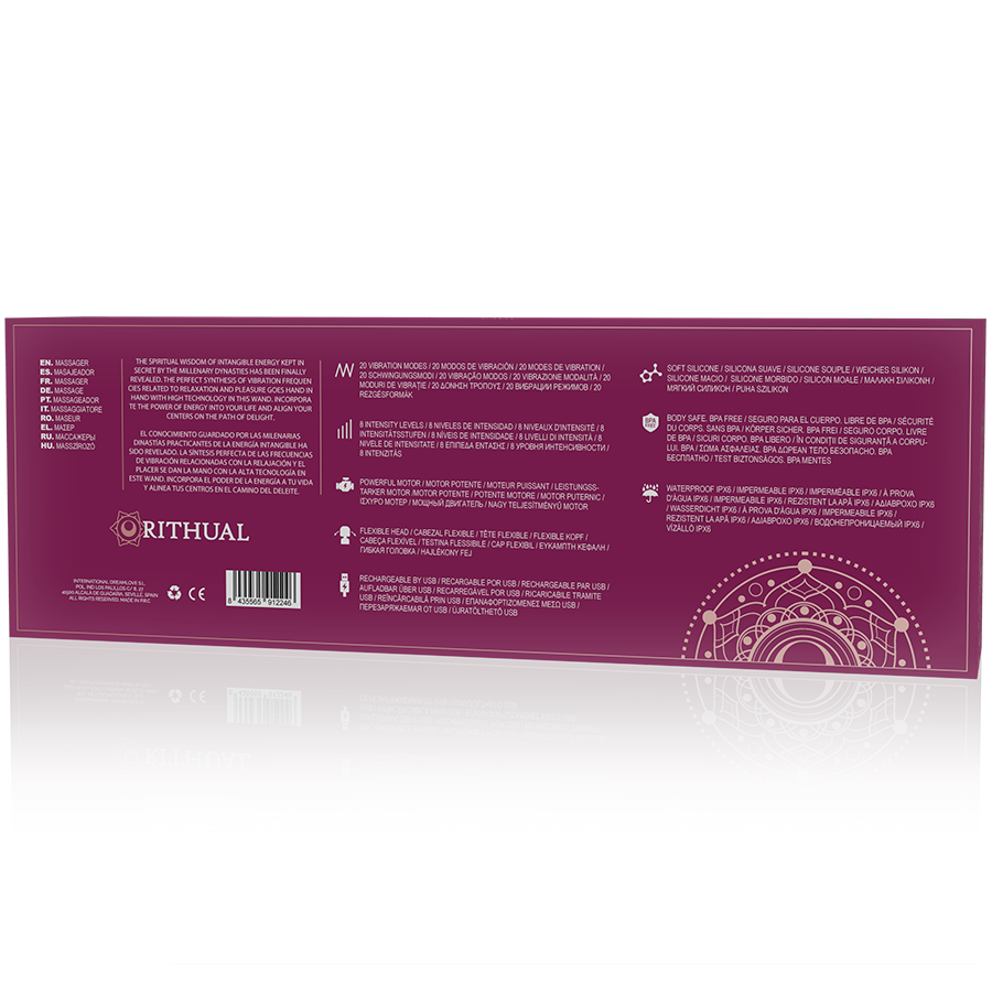 Rithual - Leistungsstarker Wiederaufladbarer Akasha - Wand 2.0 Orchidee