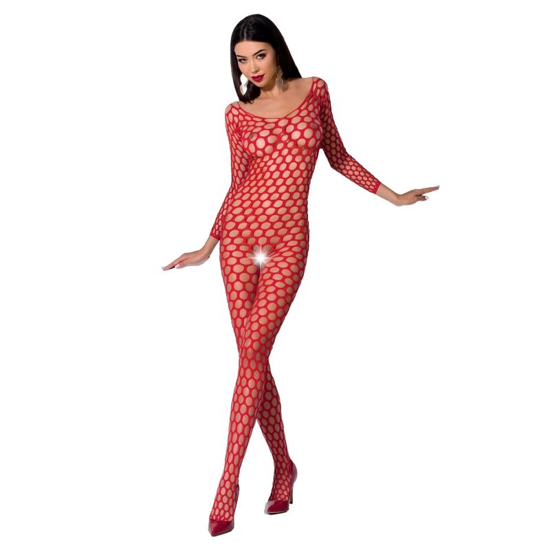 Passion - Woman Bs077 Bodystocking Eine Grã–Sse Rot
