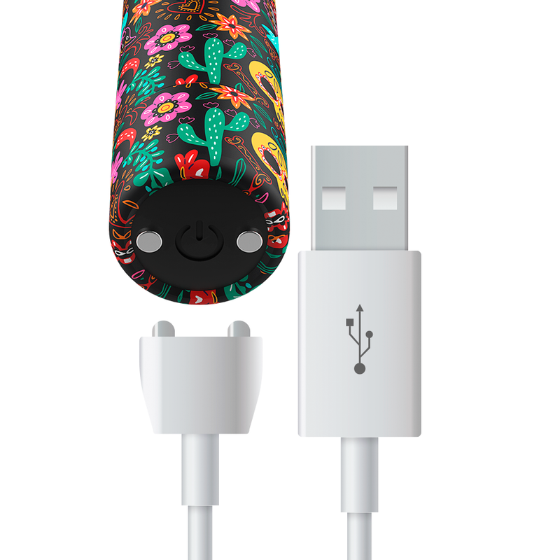 Custom Bullets - Floral Rechargeable Bullet 10 Intensities