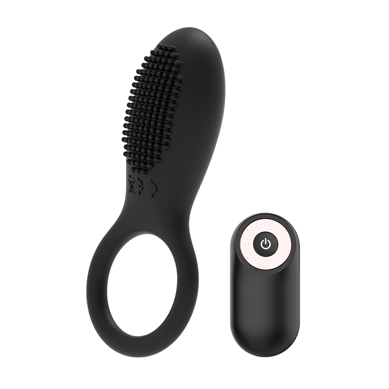 COQUETTE CHIC DESIRE - COCK RING REMOTE CONTROL RECHARGEABLE BLACK/GOLD