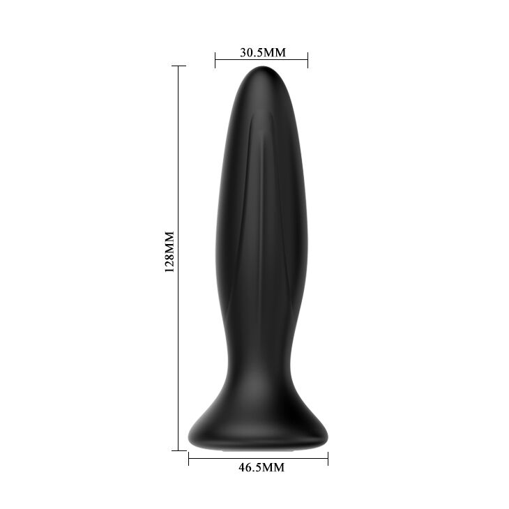 MR PLAY - RECHARGEABLE BLACK ANAL PLUG VIBRATOR