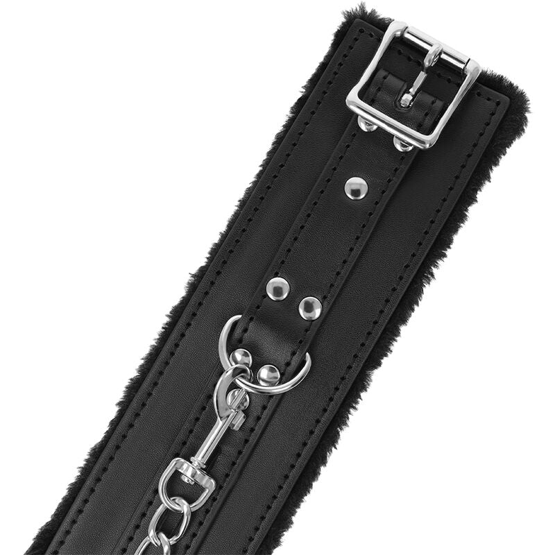 Darkness - Schwarz Gefãœtterte Bdsm-Handschellen