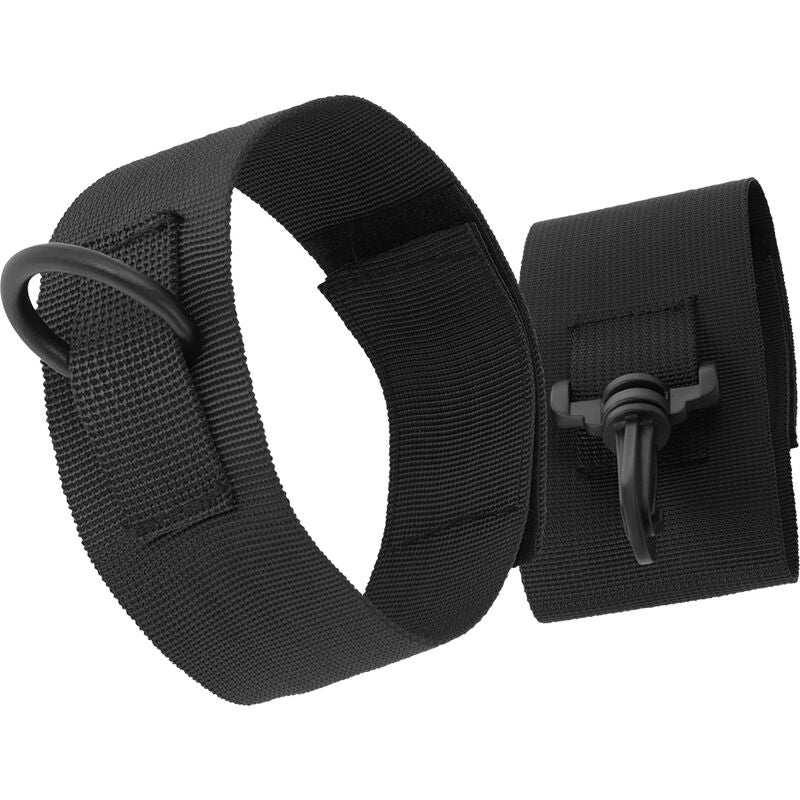 Darkness - Knã–Chelmanschetten Aus Schwarzem Nylon