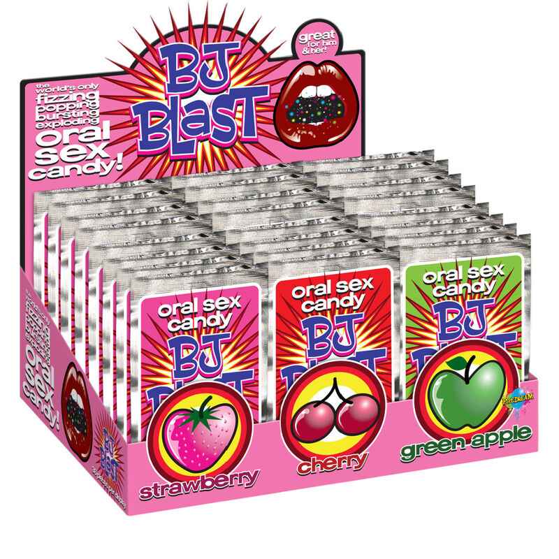 PIPEDREAM – BJ BLAST ERDBEERE / KIRSCHE UND GRÜNER APFEL – DISPLAY – 36 STÜCK