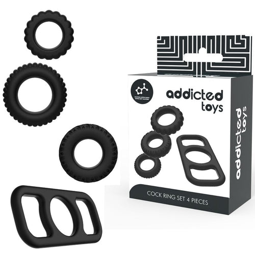 Addicted Toys - Cock Ring Set 4 Stãœck