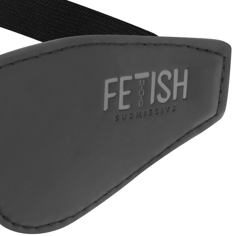 FETISH SUBMISSIVE - VEGAN LEATHER MASK WITH NEOPRENE LINING