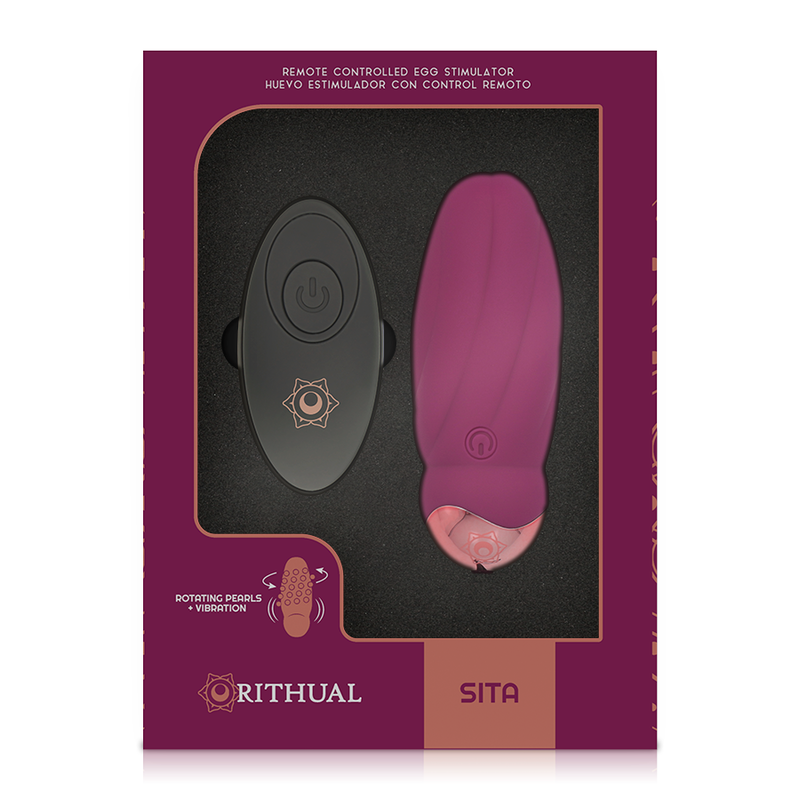 RITHUAL -SITA EGG REMOTE CONTROL PEARL ROTATION + VIBRATION