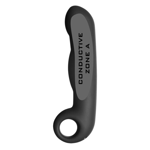 Electrastim - Ovid Silikon Schwarz Dildo