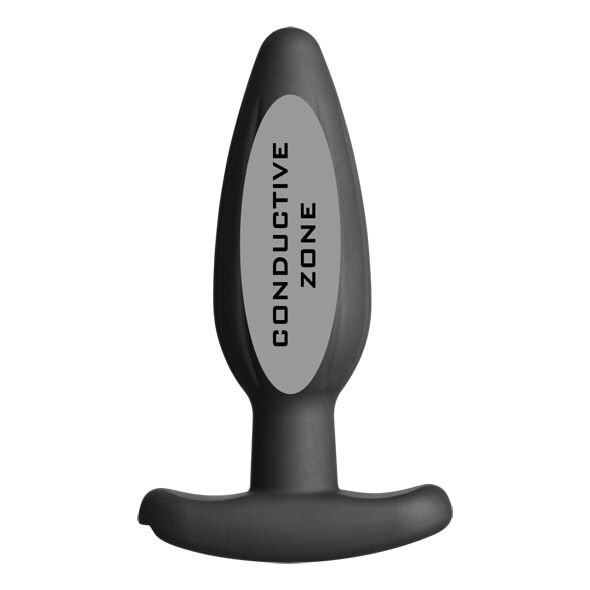Electrastim - Silikon Schwarz Rocker Butt Plug Mittel