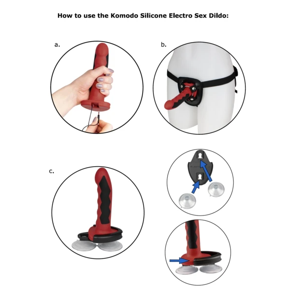 Electrastim - Silikon Fusion Komodo Dildo