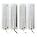 Electrastim - 4 X Lange Selbstklebende Pads 1.5 Cm X 7.5 Cm
