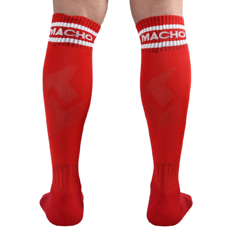 Macho - Lange Socken Eine Grã–Sse Rot